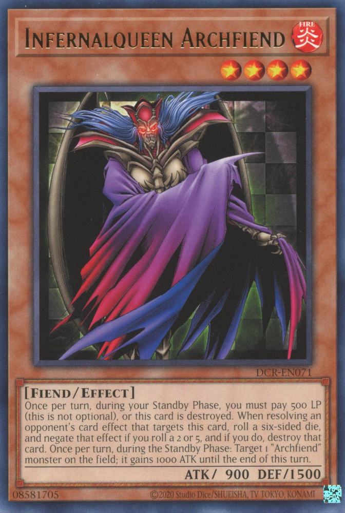 Infernalqueen Archfiend [DCR-EN071] Rare | Odin's Place