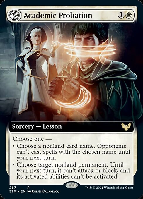 Academic Probation (Extended Art) [Strixhaven: School of Mages] | Odin's Place