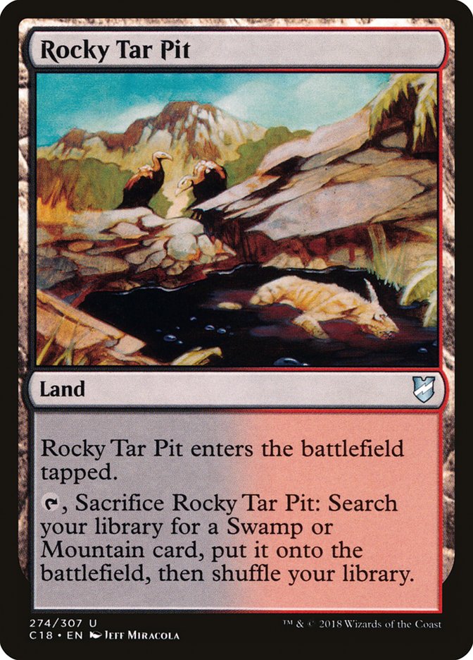Rocky Tar Pit (274) [Commander 2018] | Odin's Place