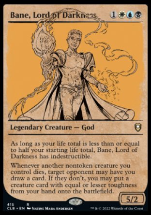 Bane, Lord of Darkness (Showcase) [Commander Legends: Battle for Baldur's Gate] | Odin's Place