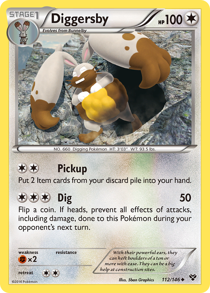 Diggersby (112/146) [XY: Base Set] | Odin's Place