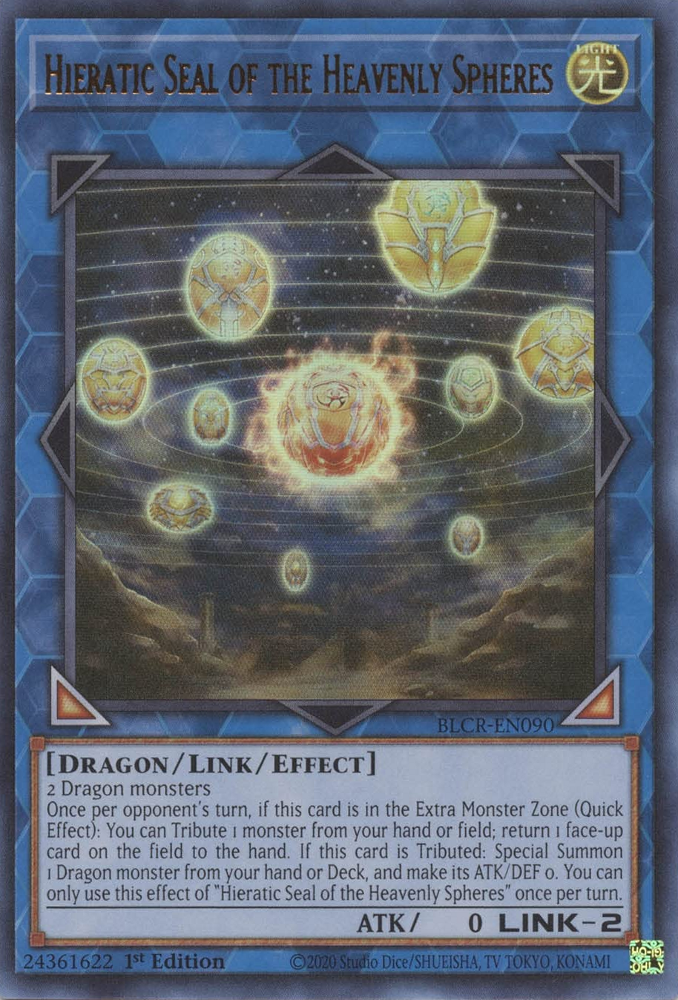 Hieratic Seal of the Heavenly Spheres [BLCR-EN090] Ultra Rare | Odin's Place