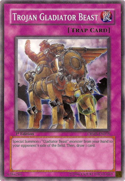 Trojan Gladiator Beast [CRMS-EN078] Common | Odin's Place