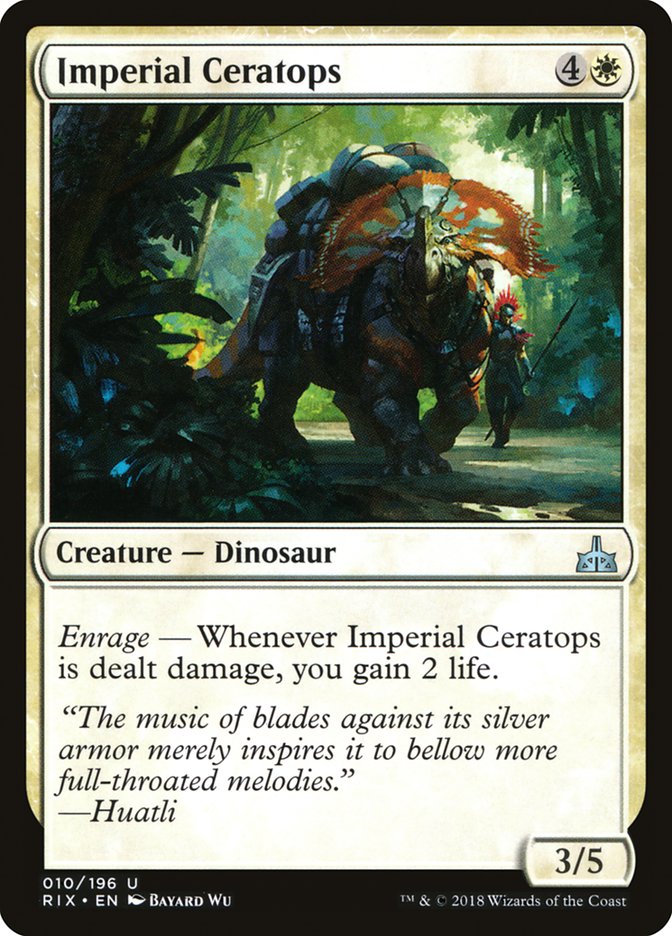 Imperial Ceratops (10) [Rivals of Ixalan] | Odin's Place