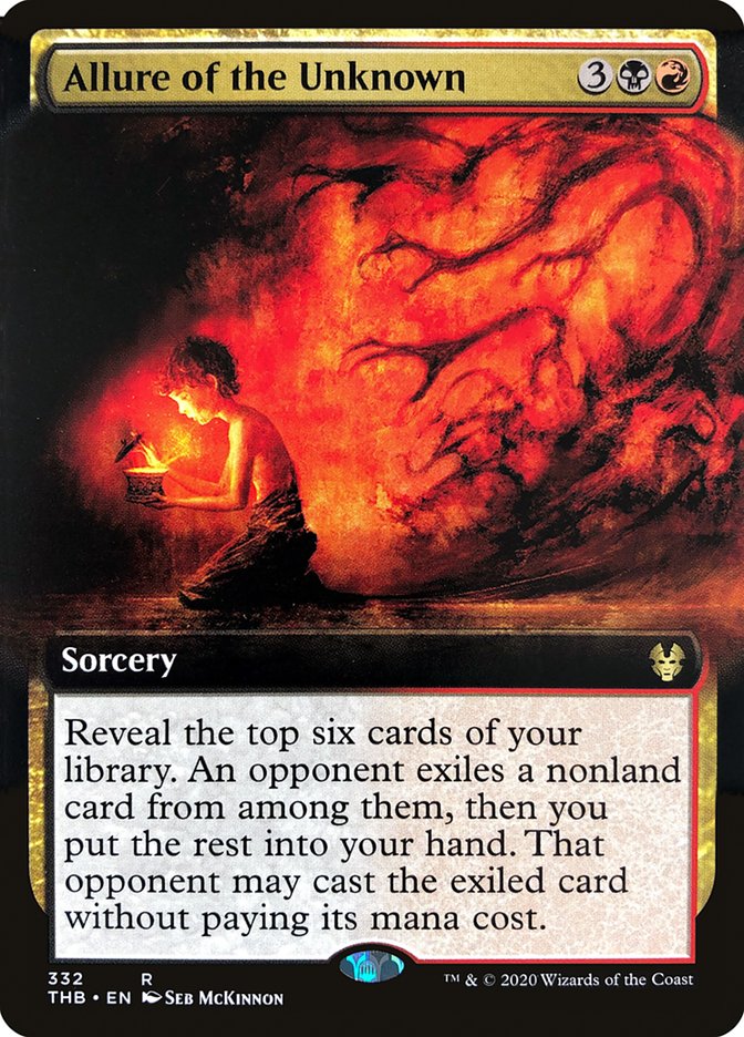 Allure of the Unknown (Extended Art) [Theros Beyond Death] | Odin's Place