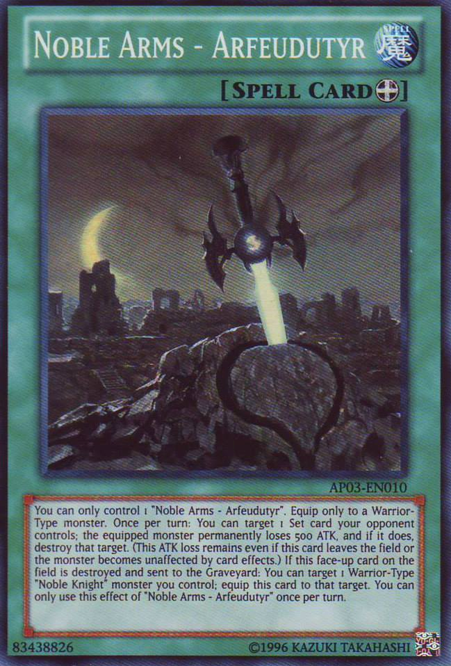 Noble Arms - Arfeudutyr [AP03-EN010] Super Rare | Odin's Place