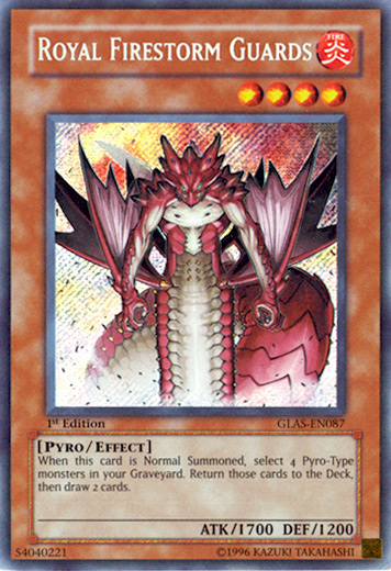 Royal Firestorm Guards [GLAS-EN087] Secret Rare | Odin's Place