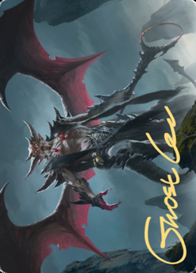 Taborax, Hope's Demise Art Card (Gold-Stamped Signature) [Zendikar Rising Art Series] | Odin's Place