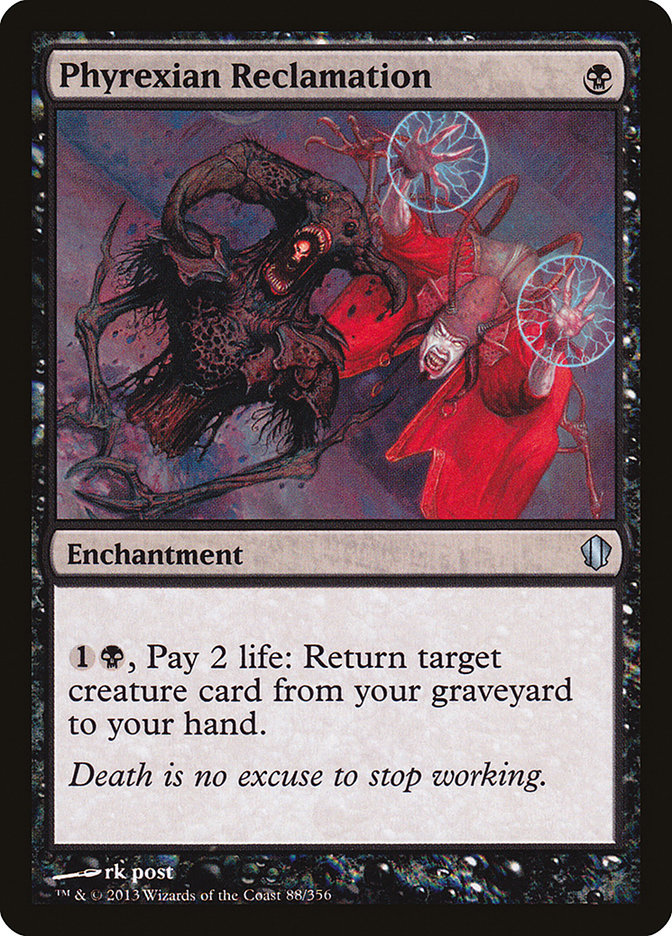 Phyrexian Reclamation (88) [Commander 2013] | Odin's Place