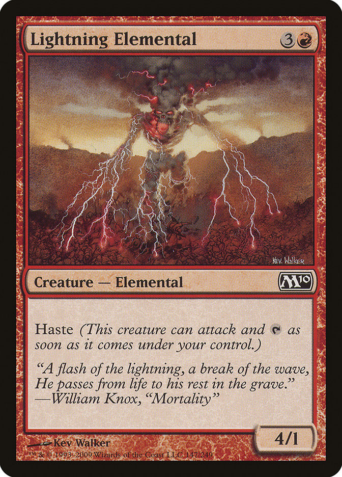 Lightning Elemental (147) [Magic 2010] | Odin's Place