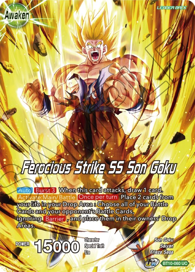 Son Goku // Ferocious Strike SS Son Goku (BT10-060) [Theme Selection: History of Son Goku] | Odin's Place