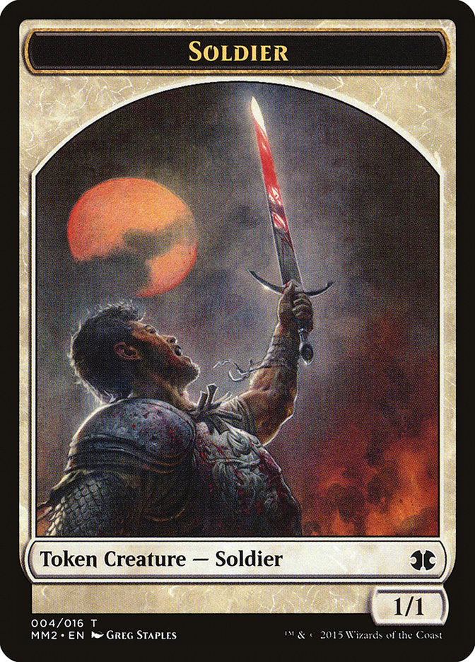 Soldier Token (4) [Modern Masters 2015 Tokens] | Odin's Place