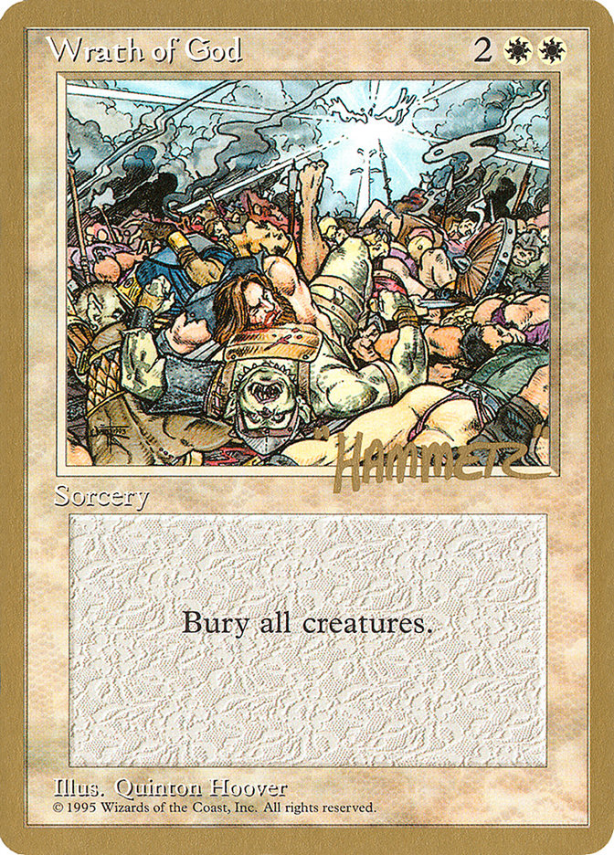 Wrath of God (Shawn "Hammer" Regnier) [Pro Tour Collector Set] | Odin's Place