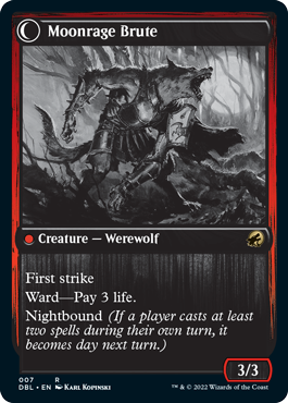 Brutal Cathar // Moonrage Brute [Innistrad: Double Feature] | Odin's Place
