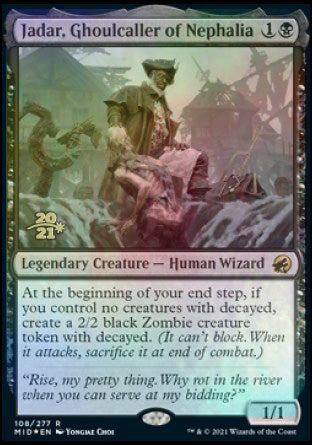 Jadar, Ghoulcaller of Nephalia [Innistrad: Midnight Hunt Prerelease Promos] | Odin's Place