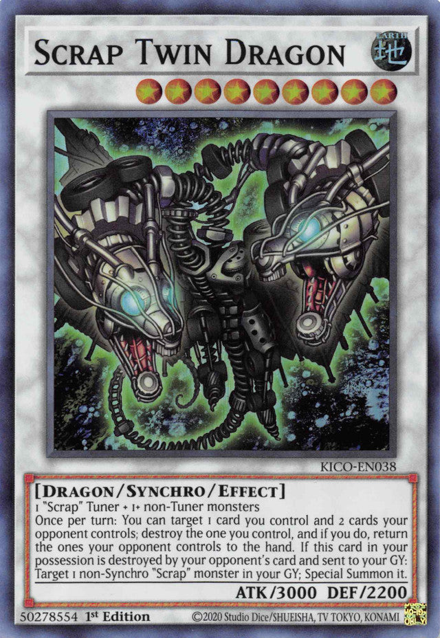 Scrap Twin Dragon [KICO-EN038] Super Rare | Odin's Place