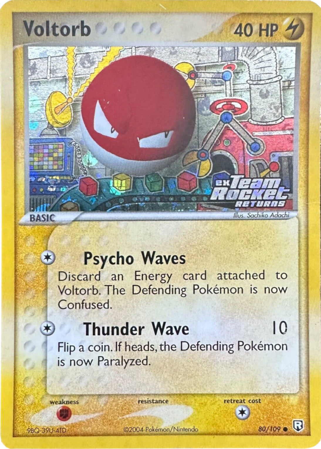Voltorb (80/109) (Stamped) [EX: Team Rocket Returns] | Odin's Place