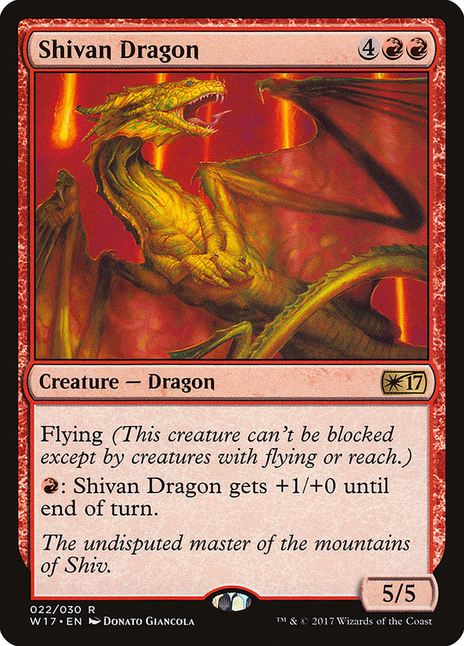 Shivan Dragon (22) [Welcome Deck 2017] | Odin's Place