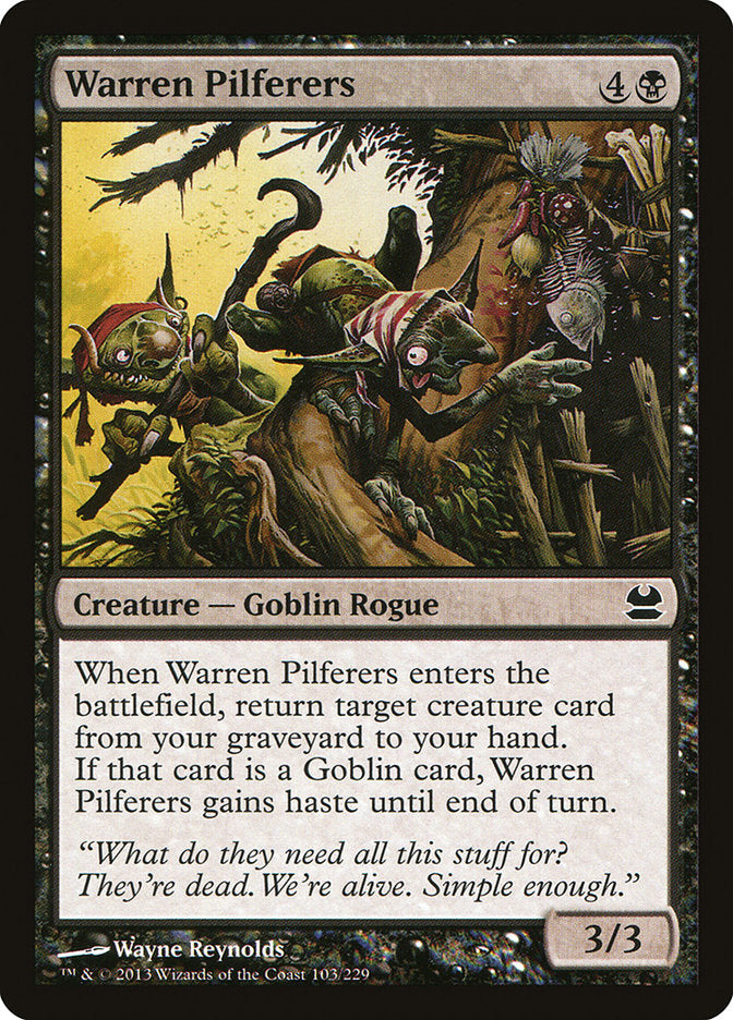 Warren Pilferers (103) [Modern Masters] | Odin's Place
