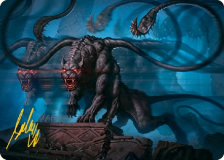Displacer Beast Art Card (Gold-Stamped Signature) [Dungeons & Dragons: Adventures in the Forgotten Realms Art Series] | Odin's Place