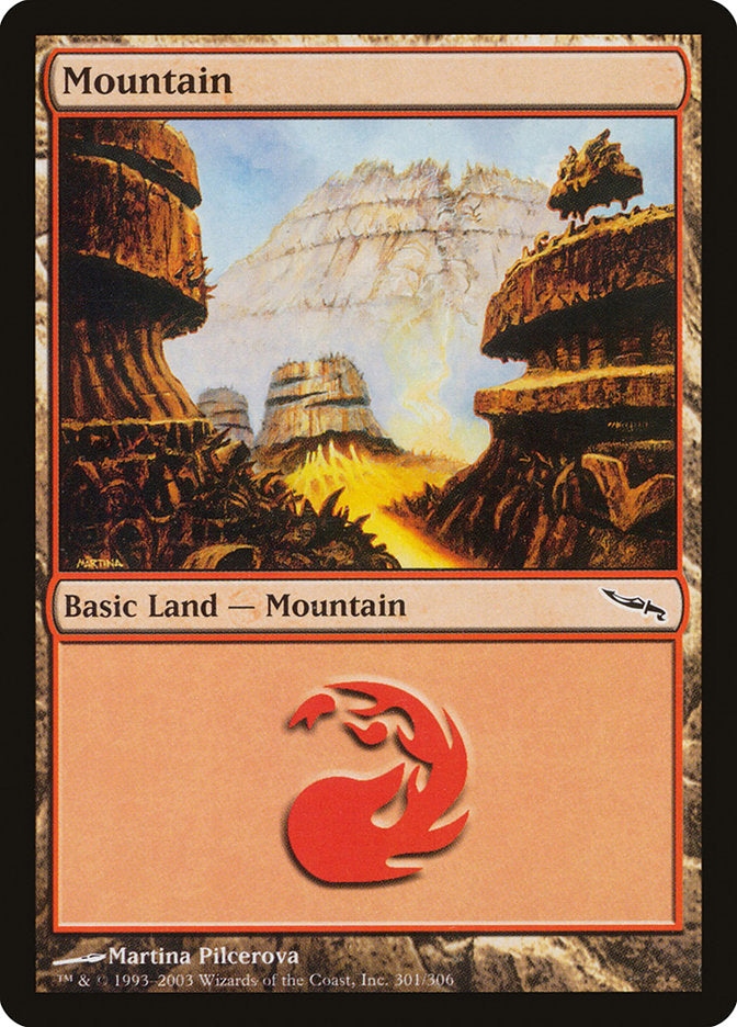 Mountain (301) [Mirrodin] | Odin's Place