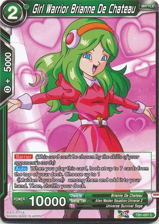 Girl Warrior Brianne De Chateau (TB1-057) [The Tournament of Power] | Odin's Place