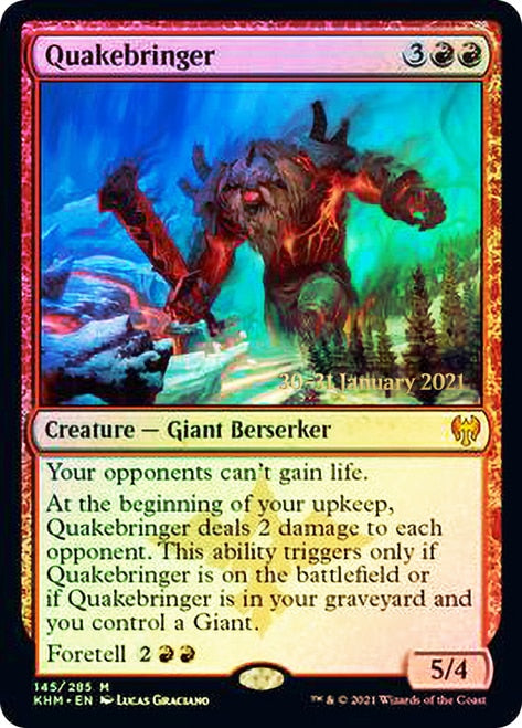 Quakebringer [Kaldheim Prerelease Promos] | Odin's Place