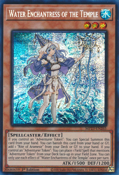 Water Enchantress of the Temple [MP23-EN265] Prismatic Secret Rare | Odin's Place