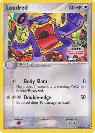Loudred (35/106) (State Championships) [EX: Emerald] | Odin's Place
