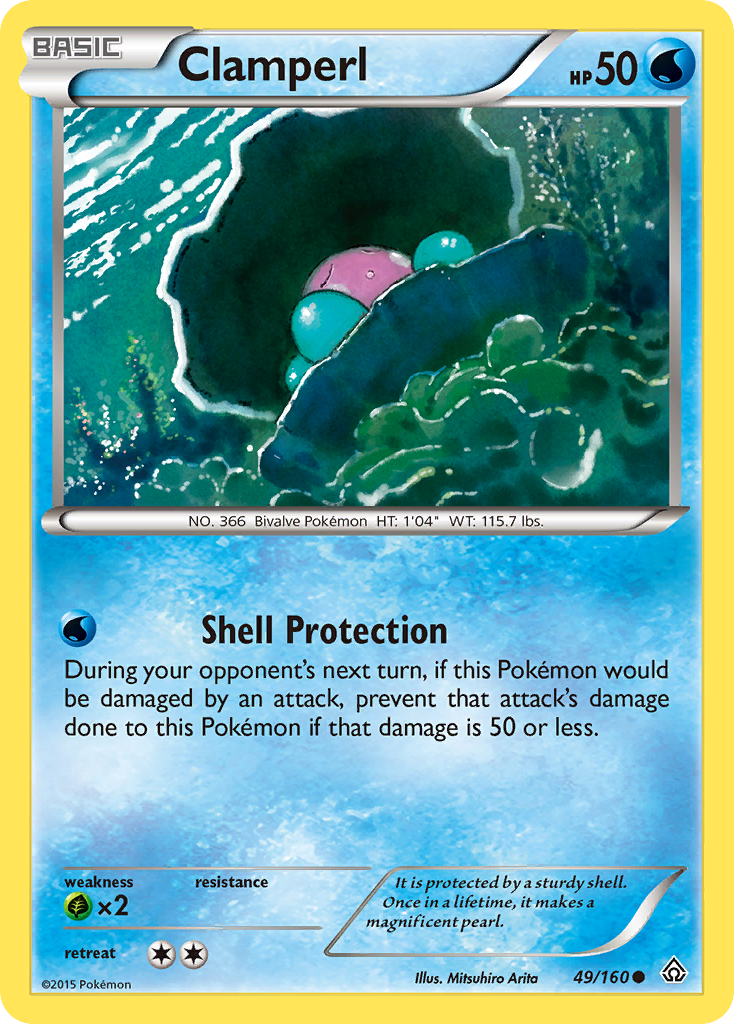 Clamperl (49/160) [XY: Primal Clash] | Odin's Place