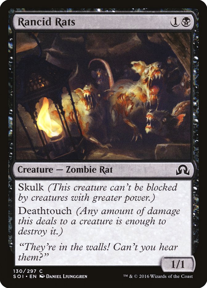 Rancid Rats (130) [Shadows over Innistrad] | Odin's Place