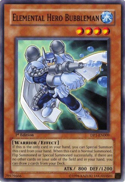 Elemental Hero Bubbleman [DP1-EN009] Common | Odin's Place