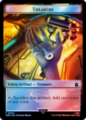 Human Noble // Treasure (0062) Double-Sided Token (Surge Foil) [Doctor Who Tokens] | Odin's Place