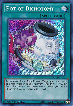 Pot of Dichotomy [MP14-EN172] Secret Rare | Odin's Place