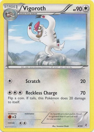 Vigoroth (4/30) [XY: Trainer Kit 1 - Bisharp] | Odin's Place