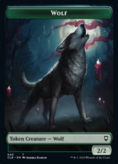 Wolf // Insect Double-Sided Token [Commander Legends: Battle for Baldur's Gate Tokens] | Odin's Place