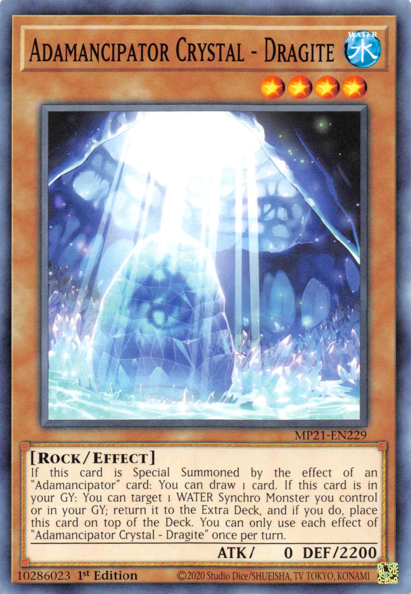 Adamancipator Crystal - Dragite [MP21-EN229] Common | Odin's Place