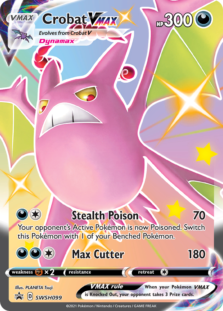 Crobat VMAX (SWSH099) [Sword & Shield: Black Star Promos] | Odin's Place