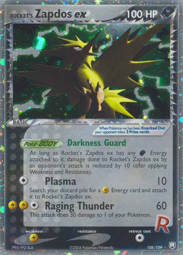 Rocket's Zapdos ex (106/109) [EX: Team Rocket Returns] | Odin's Place