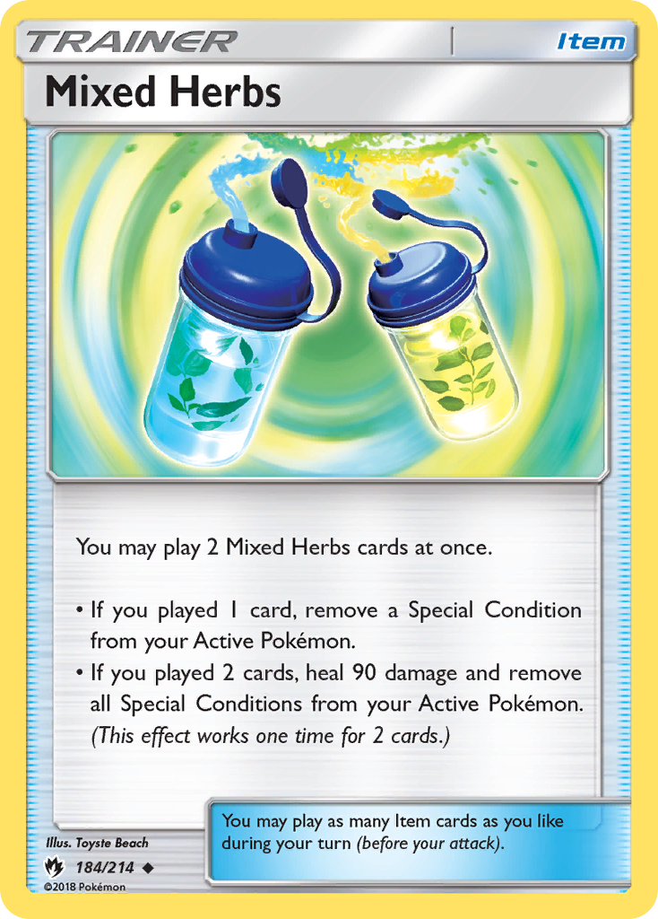 Mixed Herbs (184/214) [Sun & Moon: Lost Thunder] | Odin's Place