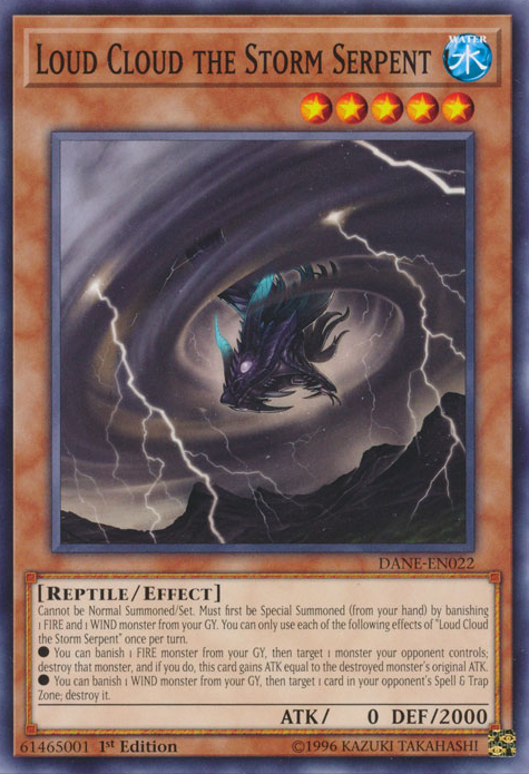 Loud Cloud the Storm Serpent [DANE-EN022] Common | Odin's Place
