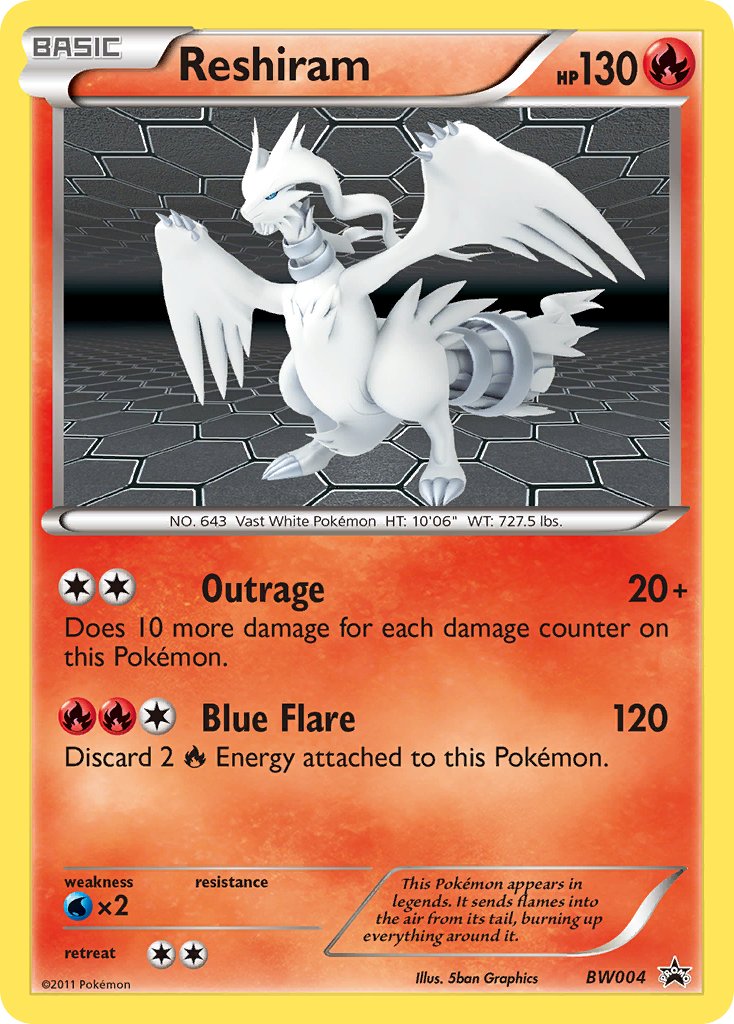 Reshiram (BW004) [Black & White: Black Star Promos] | Odin's Place