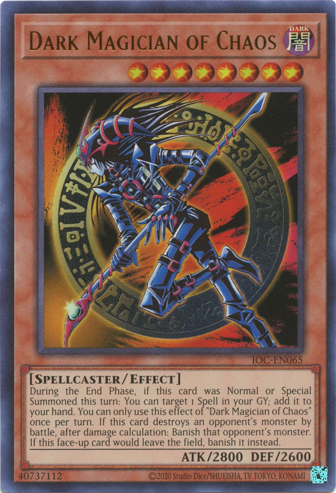 Dark Magician of Chaos (25th Anniversary) [IOC-EN065] Ultra Rare | Odin's Place