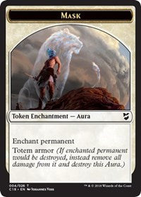 Mask // Horror Double-Sided Token [Commander 2018 Tokens] | Odin's Place