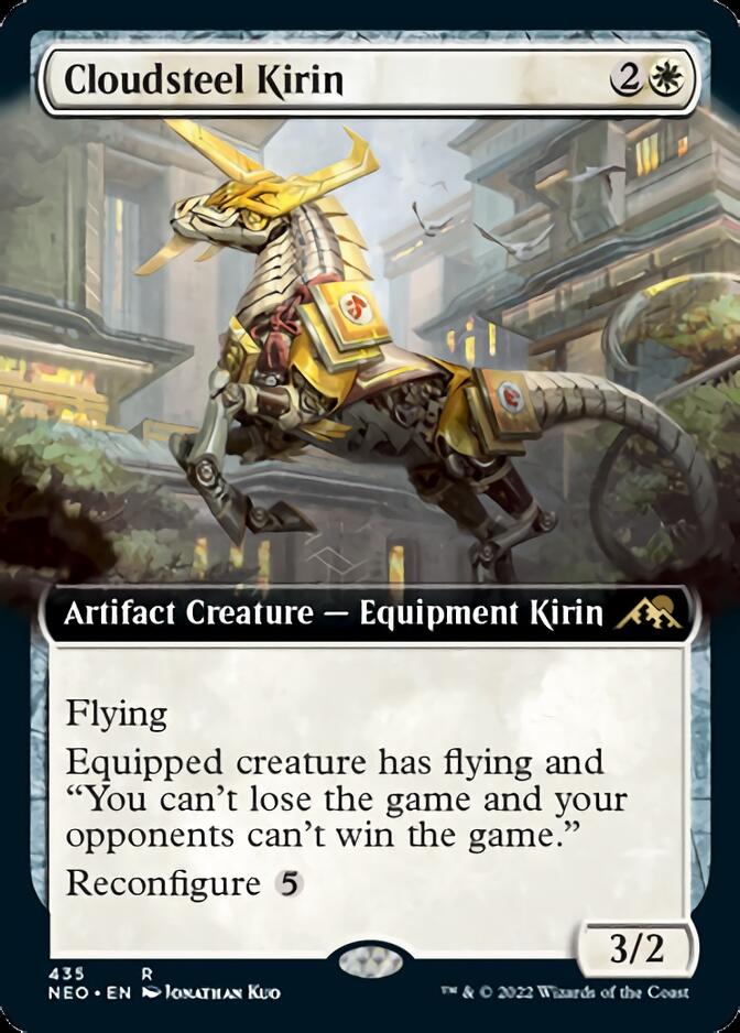 Cloudsteel Kirin (Extended Art) [Kamigawa: Neon Dynasty] | Odin's Place