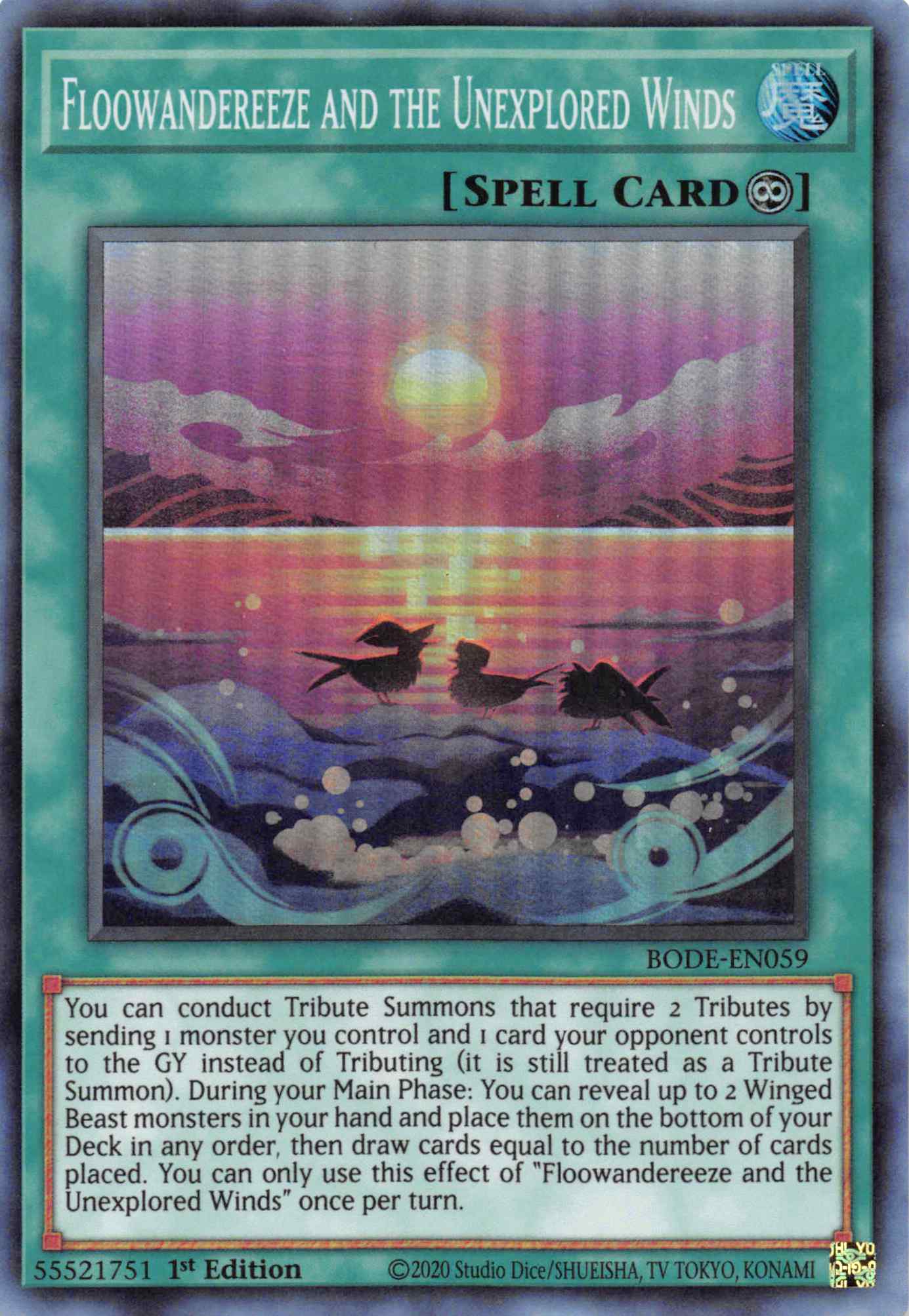 Floowandereeze and the Unexplored Wind [BODE-EN059] Super Rare | Odin's Place