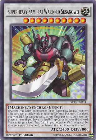 Superheavy Samurai Warlord Susanowo [SP15-EN034] Common | Odin's Place