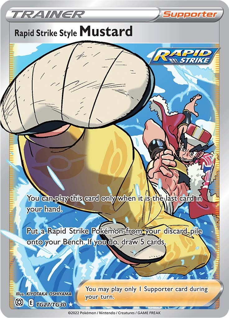 Rapid Strike Style Mustard (TG27/TG30) [Sword & Shield: Brilliant Stars] | Odin's Place