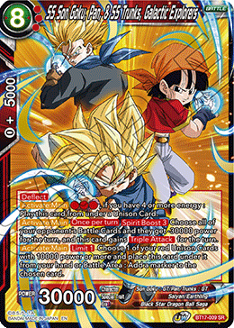 SS Son Goku, Pan, & SS Trunks, Galactic Explorers (BT17-009) [Ultimate Squad] | Odin's Place