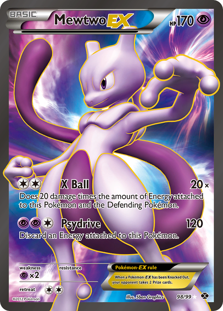 Mewtwo EX (98/99) [Black & White: Next Destinies] | Odin's Place